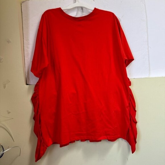 Zara W/B NEW Oversized Poplin Ruffles Dress Lightweight Boxy Tunic Cotton Shift - Picture 3 of 16